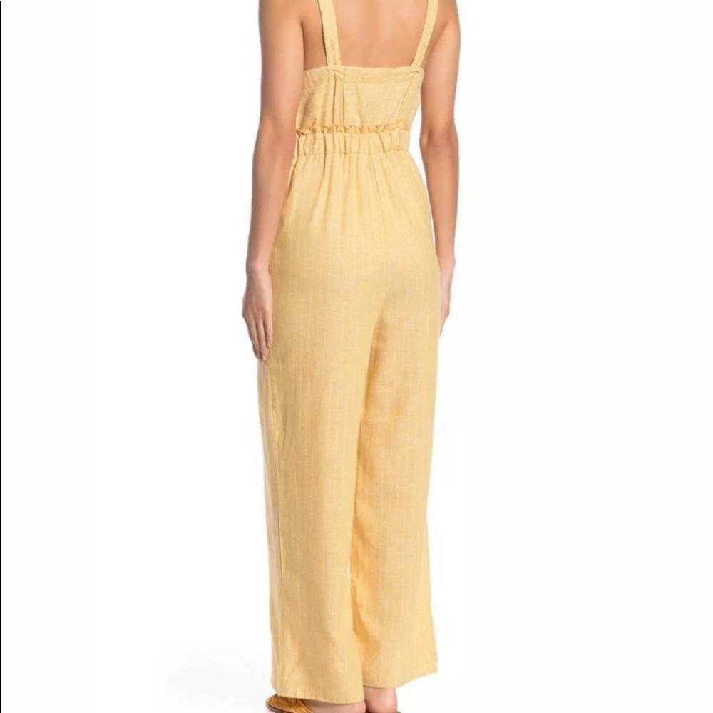 NWT Romeo & Juliet Couture Linen Jumpsuit Size S - Picture 2 of 8